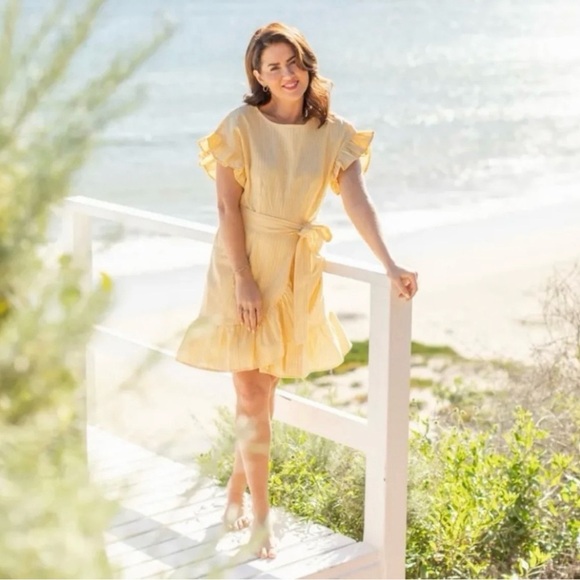 Joe Fresh Dresses & Skirts - Joe Fresh x Jillian Harris "Sunshine Ruffle Dress" Size Medium